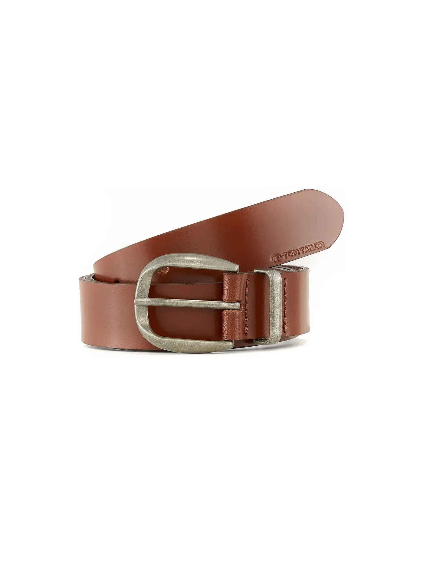 TOM TAILOR | Ledergürtel | braun